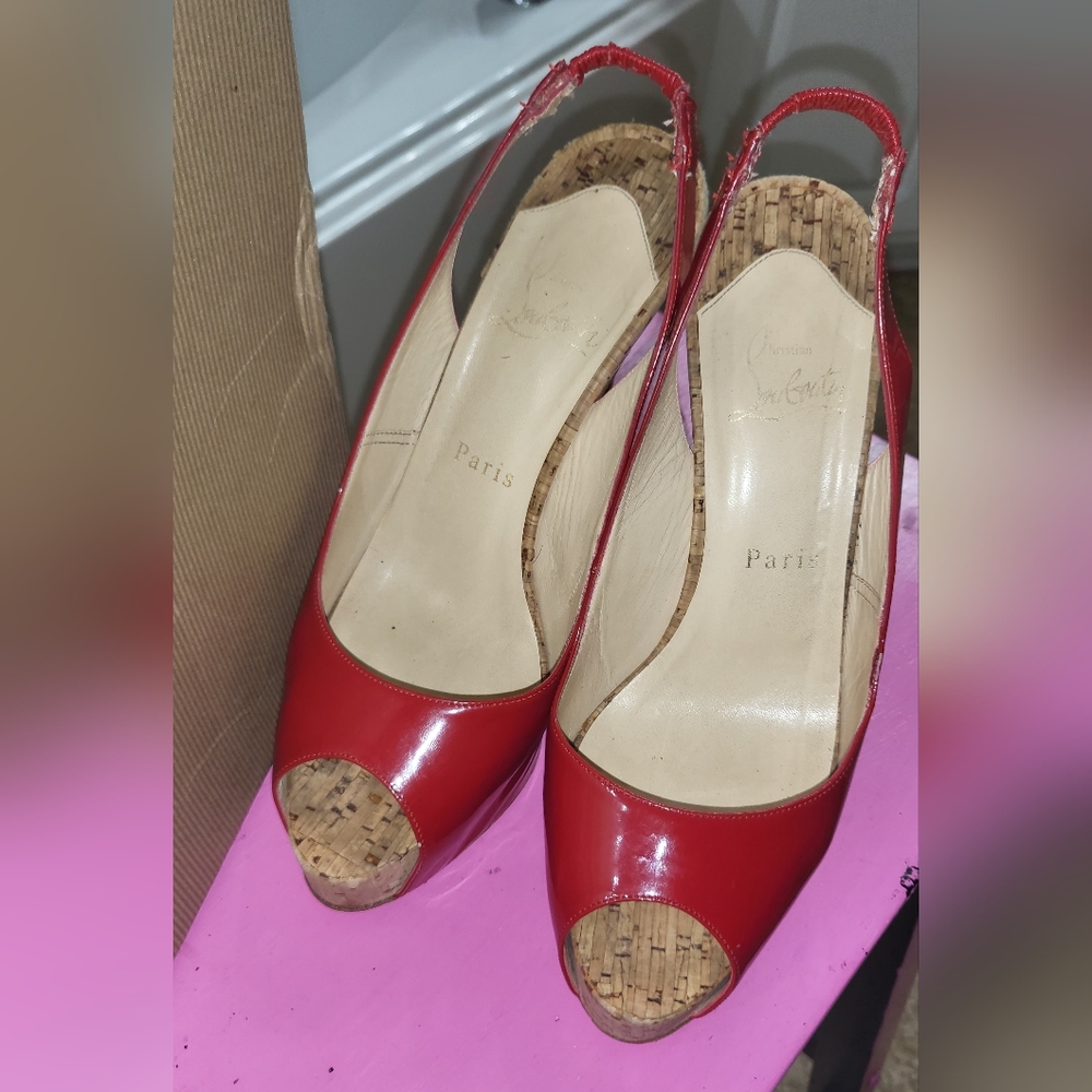 Christian Louboutin Red Heels - Picture 11 of 14